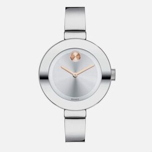 Brand New Movado Bold 3600194 34mm Silver
Stainless Steel Case with Silver.
